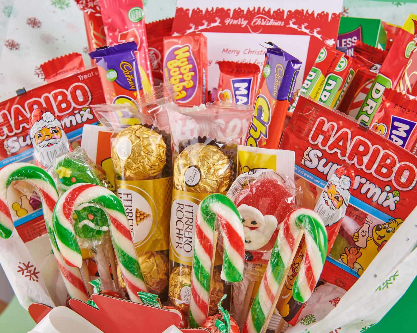 The Red Festive Christmas Bouquet