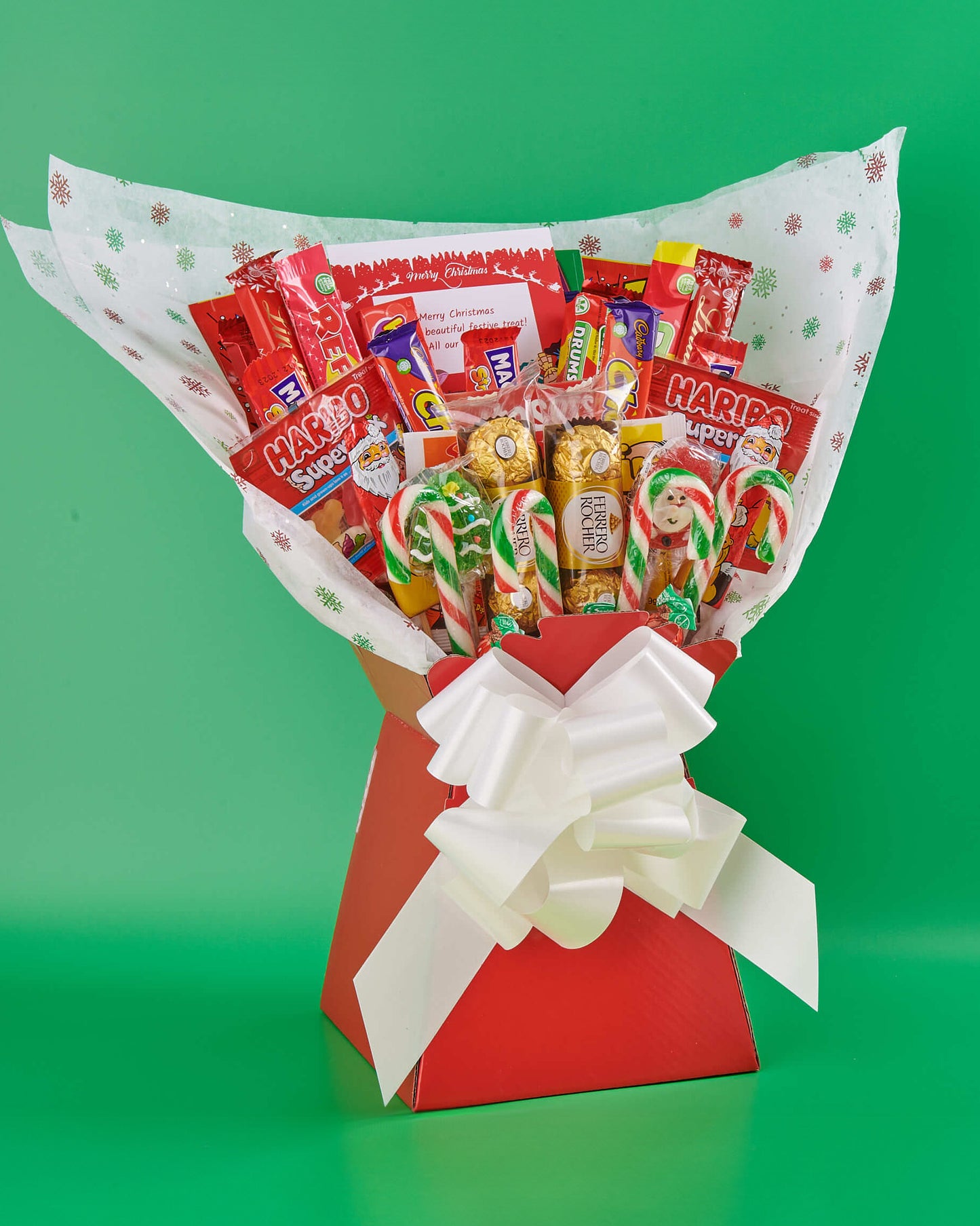The Red Festive Christmas Bouquet